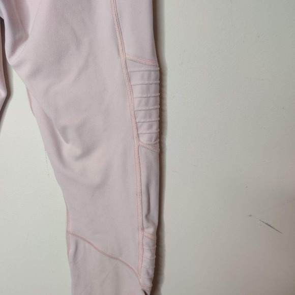 Athleta Powervita Inclination Moto Tights Orchid Pink‎ Side Pocket - Picture 12 of 15